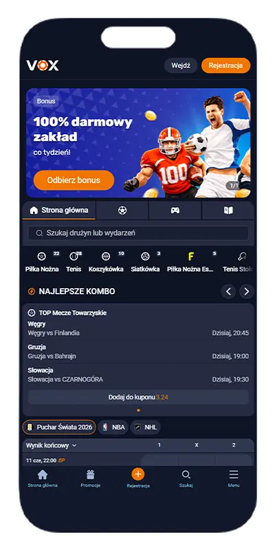 Zakłady na wydarzenia sportowe.